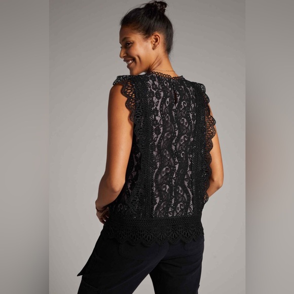 Anthropologie Eri + Ali Lace Top - Picture 1 of 11
